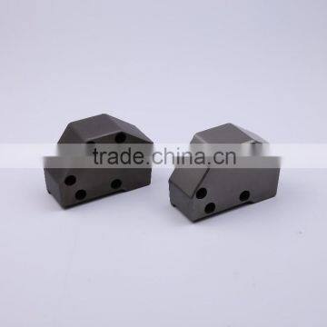 6063 Extruded Aluminum block with anodizing and CNC machining