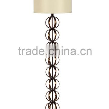 Contemporary metal orbs floor lamp