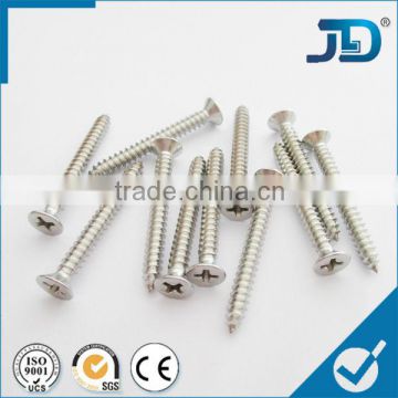 304 Stainless Steel Countersunk Flat Head Self Tapping Screw