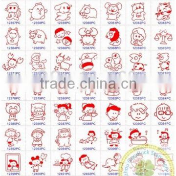 Professional custom logo rubber making clear soap stamps