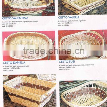 wicker storage baskets