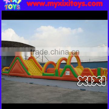 XIXI Factory Price Popular Kids 0.55mm PVC Inflatable Obstacle Courses Equipment