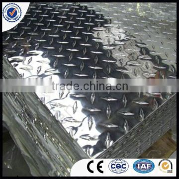 Width 100mm-2000mm 5 bar aluminium checker plate sheet for Truck