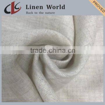 High Quality Single Natural Pure Linen Fabric For Garment