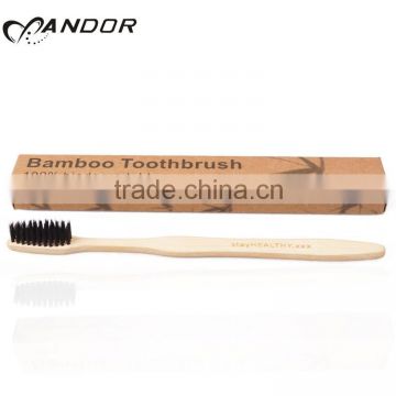 New arrival soft bristle bamboo toothbrush