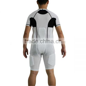 White Compression Sports Wear 5-Pad Short for Men