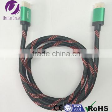 High quality gold flash plating 1080 P hdmi cable