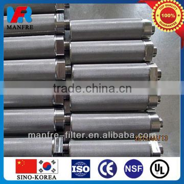Manfre supply cylinder metallic filter element
