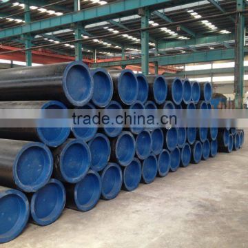 Black steel seamless pipe shedule 40 ASTM A 53, roll grooved ends