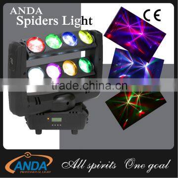 2015 new product LED RGBW 4in1 spider moving head beam dj lighting