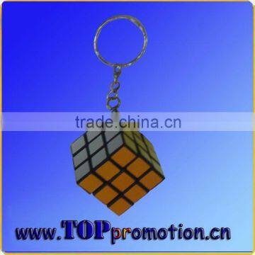 Promotion Mini Plastic Magic Cube Keychain Wholesale