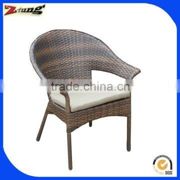 ZT-1071C hot sales rattan/wicker outdoor garden armrest chair