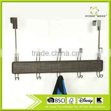 Metal Door Hanging Rack, 5 Hooks