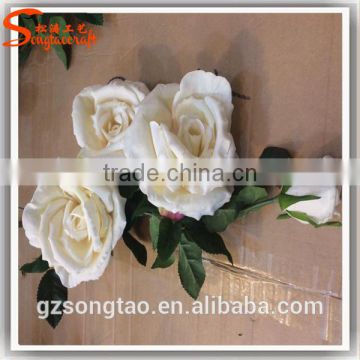 Silk artificial flower high simulation artificial Chinese rose flower fake decoration artificial flower
