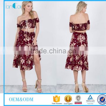 2017 Fashion Summer new dress for Floral Print