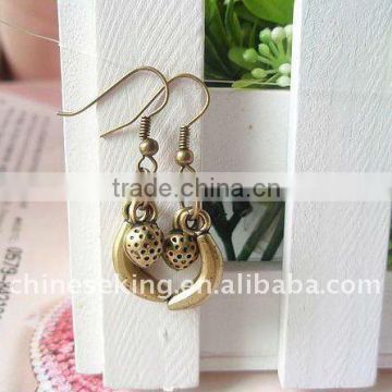 fashion fruit charm earrings, vintage jewelry earring, hot Western style