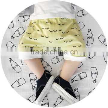 S17060A New Causal Elastic Waist Baby Shorts
