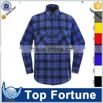 printed micro polar fleece shirt ,Men`s Polar Fleece Plaid Shirt,polyester fleece shirt