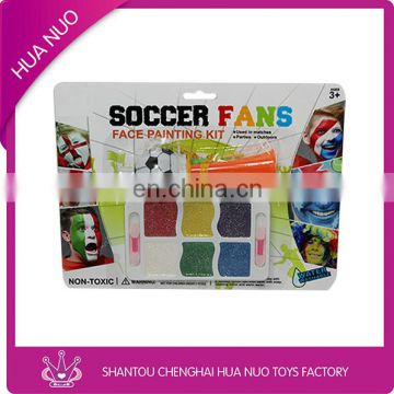 Fashion cheap face painting kit for crazy ball fans