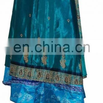 Exclusive Latest Beach Fashion 1 Wrap Skirt 100 Ways to Wear Silk Sari Wrap Skirt