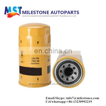 High quality project equipment oil filter 093-7521