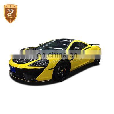 Upgrade To P1Style Carbon Fiber Engine Hood Bonnet Cover For Mclaren 540C 570S 600LT