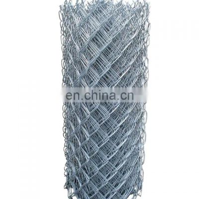Galvanized Iron Diamond Wire Mesh Used Chain Link Fence