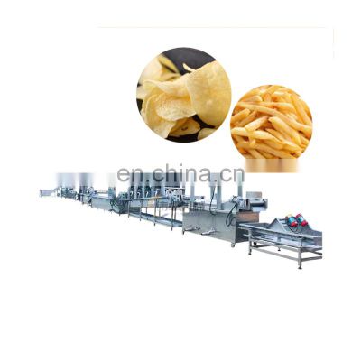 Auto Small Scale Frozen Potato French Fries Production Line