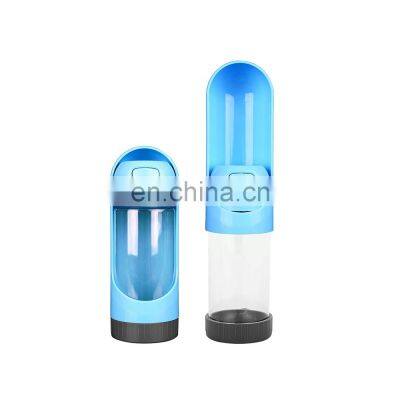 plastic hanging outdoor travel recycling cheap foldable portable pet dog cats water bottle water dispenser