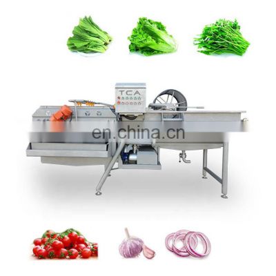 Fully automatic vegetable tomato and fruit washing machine with CE
