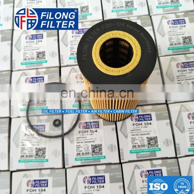 FILONG manufacturer high quality Hot Sell Oil Filter for FOH-104 6021800009 6061800009 HU951x OX123/1D E172HD35 CH5640 OE610A