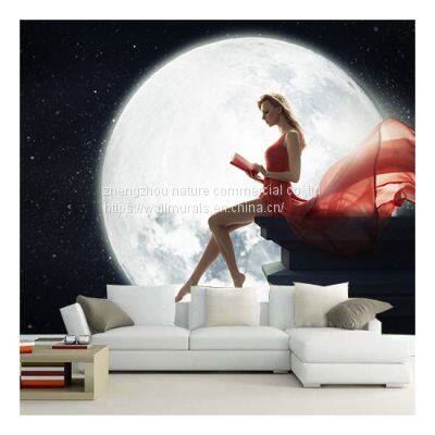 Sexy Lady Tv Background Wall Decoration Wholesale Hot Selling Home Decorative Wall Murals Drop Ship