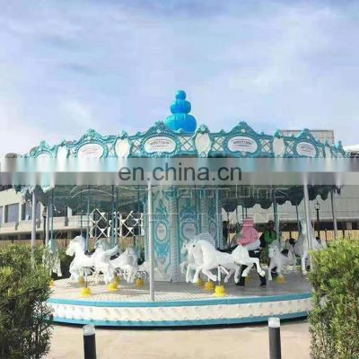 New style outdoor kid carnival carousel fairground games merry go round ride for sale