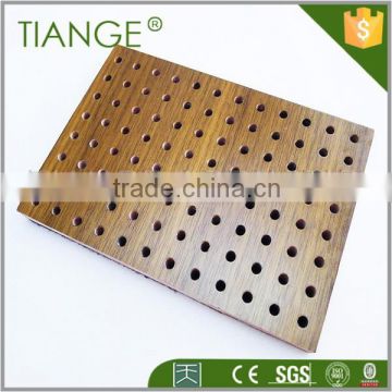 Perforated wooden acoustic panel wall decoration panel for meeting room