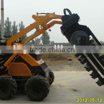 trencher of front loader