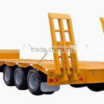Cheap utility vehicle SINOTRUK used low bed semi-trailer for sale