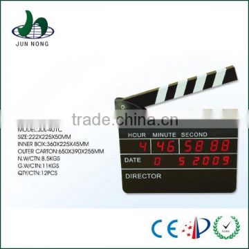 Electronic LED movie clapper board gift decorative wall clock                        
                                                Quality Choice