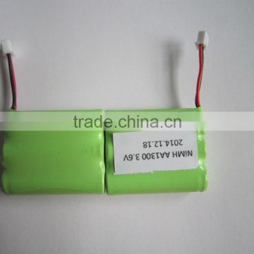 Aaaa rechargeable batteries 1300mAh Ni-MH 3.6V