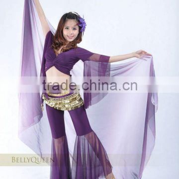 deep purple belly dance veil