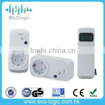 New design auto thermostat socket with green LCD backlight use in heating device