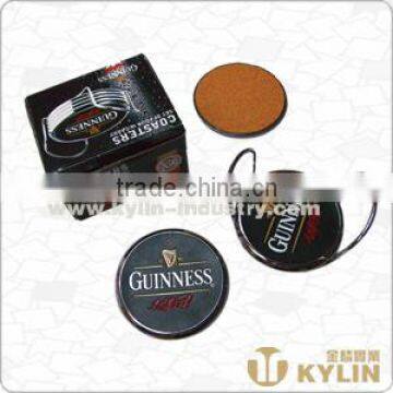 high quality round metal coaster for promotion gift