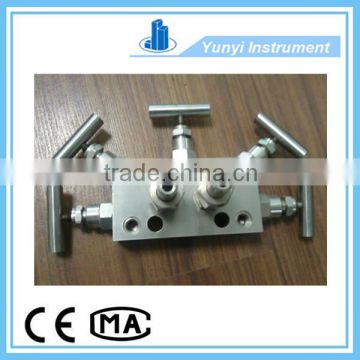 Stainless stell 5 valve manifold made in china