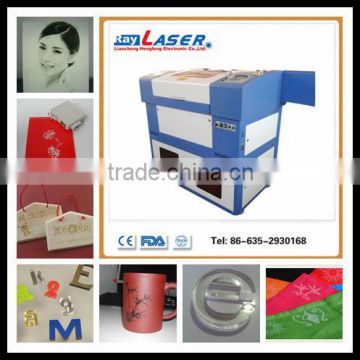 CE FDA certification provided cheap paper co2 laser engraving cutting machine for wood leather acrylic 400*600mm