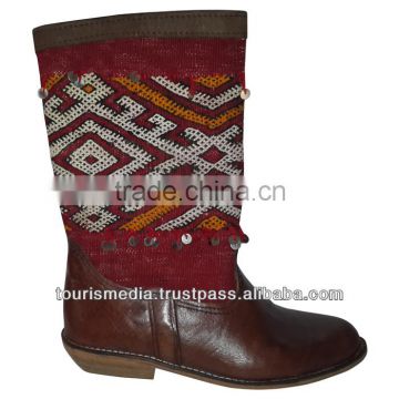 Handmade moroccan kilim boot size 37 n1 Wholesale