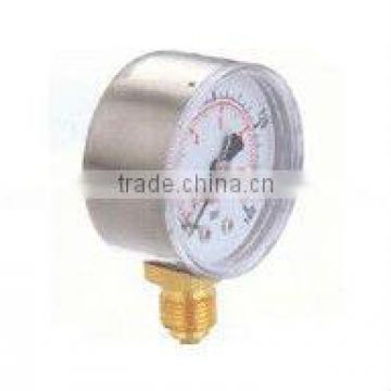 2014 hot sale air compressor pressure gauge dry gauge manufacturer