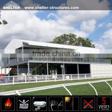 25x35m Double Story Shelter Glass Tents For Events Aluminum Double Story Shelter Events Tents For Sale