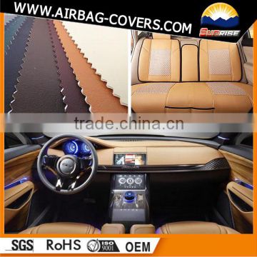 China best PVC leather for car/bus/truck console panel
