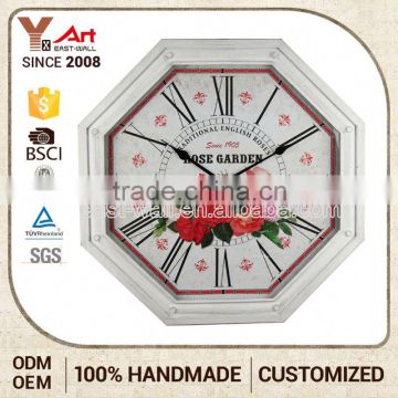 Top Class Professional Design Vintage Style Multilateral Wall Clocks With Company Logo Clock