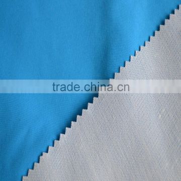 microfibre fabric with outdoor mesh fabric for varsity jacket