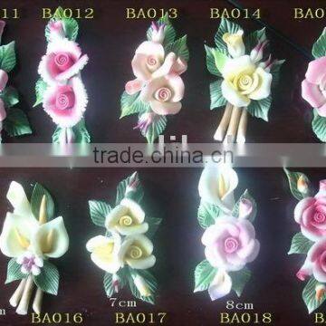 ceramic flower,porcelain flower decoration